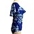 levne Bikini a plavky-Dámské Květiny Polyester Spandex Jednodílné Halter