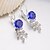 cheap Earrings-Women&#039;s Crystal Tassel Earrings - Crystal, Rhinestone Geometric, Tassel, Fashion Hot Pink / Red / Blue For Wedding Party