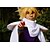Χαμηλού Κόστους Κοστούμια Anime-Εμπνευσμένη από Dragon Ball Son Gohan Anime Στολές Ηρώων Ιαπωνικά Κοστούμια Cosplay Patchwork Αμάνικο Γιλέκο Παντελόνια Ζώνη Για Ανδρικά / Μανδύας / Κασκόλ / Cover παπουτσιών / Μανδύας