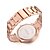 cheap Fashion Watches-Women&#039;s Wrist Watch Gold Watch Quartz Ladies Cool Analog Gold Silver Rose / One Year / Stainless Steel / Stainless Steel