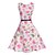 tanie Sukienki-Dziewczyny &#039; Bez rękawów Grafika drukowana 3D Sukienki Kwiaty Poliester Sukienka Lato Wiosna Dzieci Codzienny Święto Wyjściowe Nadruk
