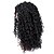 abordables Perruques synthétiques à dentelle-Perruque Lace Front Synthétique Bouclé Bouclé Lace Frontale Perruque Moyen Noir de Jais Cheveux Synthétiques Femme Ligne de Cheveux Naturelle Noir