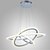 voordelige Cirkelontwerp-70 cm Dimbaar / LED / Dimbaar Met Afstandsbediening Plafond Lichten &amp; hangers Metaal Acryl Anderen Modern eigentijds 110-120V / 220-240V