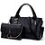 cheap Bag Sets-Women Bags All Seasons PU Bag Set 2 Pieces Purse Set for Wedding Event/Party Casual Formal Office &amp; Career Black Red Gray