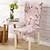 cheap Dining Chair Cover-Country Polyester Chair Cover, Form Fit Floral / Botanical Print Slipcovers