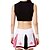 cheap Cheerleader Costumes-Cheerleader Costumes Top Color Block Women&#039;s Performance Sleeveless High Modal