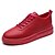 baratos Ténis para Homem-Masculino Tênis Conforto Couro Atlético Casual Conforto Cadarço Branco Preto Vermelho Menos de 2,5cm