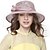 cheap Women&#039;s Hats-Women&#039;s Party Work Casual Linen Bowler / Cloche Hat Bucket Hat-Patchwork Spring Summer Fall Black Lavender / Cute / Winter / All Seasons