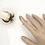 voordelige Herenringen-Heren Nagelvingerring Goud Zilver Legering Conische vorm Uniek ontwerp Speciale gelegenheden  Dagelijks Sieraden