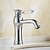 cheap Bathroom Sink Faucets-Bathroom Sink Faucet - Waterfall Chrome Centerset Single Handle One Hole