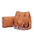 preiswerte Taschensets-Damen Taschen PU Bag Set für Schwarz / Braun / Grau