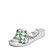 cheap Women&#039;s Slippers &amp; Flip-Flops-Women&#039;s Shoes PU Spring Summer Comfort Slippers &amp; Flip-Flops Wedge Heel Open Toe Flower For Casual Black Red Green