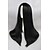 abordables Perruques de déguisement-Perruque Synthétique / Perruques de Déguisement Droit Cheveux Synthétiques Noir Perruque Femme Moyen Sans bonnet Noir
