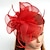 abordables Tocados-Tocados de tul/pluma/red sombrero derby de Kentucky/tocado con flores 1 pieza boda/ocasión especial/tocado de carrera de caballos
