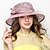 cheap Women&#039;s Hats-Women&#039;s Party Work Casual Linen Bowler / Cloche Hat Bucket Hat-Patchwork Spring Summer Fall Black Lavender / Cute / Winter / All Seasons