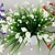 levne Umělé květiny-1bunch umělá mini lilie hedvábí květina simulace calla květina kytice falešná tráva vodní rostliny pro nové domácí dekorace omyvatelné