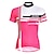 cheap Men&#039;s Clothing Sets-Women&#039;s Short Sleeve Cycling Jersey with Shorts Nylon Red Pink Solid Color Bike Shorts Breathable Quick Dry Sports Solid Color Mountain Bike MTB Road Bike Cycling Clothing Apparel / Stretchy