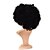 voordelige Synthetische trendy pruiken-Synthetische pruiken Gekruld Afro Gekruld Afro Pruik Kort Zwart Synthetisch haar Dames Afro-Amerikaanse pruik Zwart