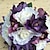 baratos Bouquets de Flores para Noiva-Bouquets de Noiva Buquês Casamento / Festa / Noite Cetim 9.84&quot;(Aprox.25cm)