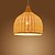 olcso Függőfények-japán bambusz rattan függő fények 1-világos étkező nappali világítás