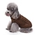 voordelige Hondenkleding-hondenjas, hondensweaters puppykleding effen klassiek warm houden winter hondenkleding puppykleding hondenoutfits geel rood jade kostuum