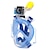 billige Dykkermasker, snorkler og svømmefødder-WINMAX Dykning Masker Helmaske Enkelt Vindue - Svømning Silikone - Til Voksen Sort / 180 grader / Anti-Tåge