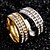 levne Fashion Ring-Snubní prsteny Křišťál Stříbrná Zlatá Černá Nerez Zirkon dámy Jedinečný design 6 7 8 9 / Dámské / Band Ring