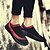 זול סניקרס לגברים-בגדי ריקוד גברים נעלי נוחות טול אביב / סתיו נעלי ספורט שחור / אדום / שחור לבן / כתום ושחור / אתלטי / Fashion Boots