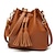 cheap Crossbody Bags-Women&#039;s Bags PU(Polyurethane) Shoulder Bag Tassel Solid Colored Gray / Dark Green / Brown