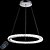 cheap Circle Design-60 cm Crystal Dimmable LED Chandelier Pendant Light Metal Circle Electroplated Modern Contemporary 110-120V 220-240V