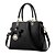 cheap Handbag &amp; Totes-Women&#039;s PU(Polyurethane) Shoulder Messenger Bag Solid Colored Black Grey / Red Peach / Red black