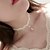 cheap Necklaces-Women&#039;s Choker Necklace Pendant Flower Tattoo Style Dangling Imitation Pearl Lace White Necklace Jewelry For Wedding Party Special Occasion Birthday Daily Casual / Engagement