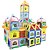 abordables Jouets Aimantés-Blocs Magnétiques Bâtons Magnétiques Carreaux magnétiques Blocs de Construction Playsets de véhicules Briques de construction 518 pcs Magnétique Jouets de construction Unisexe Garçon Fille Jouet