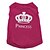 cheap Dog Clothes-Cat Dog Shirt / T-Shirt Puppy Clothes Tiaras &amp; Crowns Fashion Casual / Daily Dog Clothes Puppy Clothes Dog Outfits Rose Costume for Girl and Boy Dog Terylene XS S M L