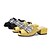 baratos Sapatos de Salto Alto de mulher-Feminino Sapatos Courino Verão Conforto Saltos Salto Robusto Salto de bloco Peep Toe Pedrarias Para Casual Preto Amarelo