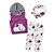 cheap Sets-Toddler Girls&#039; Floral Party Daily Going out Floral Print Sleeveless Regular Regular Cotton Clothing Set Purple