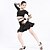 ieftine Детская танцевальная одежда-Latin Dance Top Performance Half Sleeve Natural Spandex Polyester