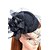 זול כובעים וקישוטי שיער-מפגשים פרחים כובעים עור רשת כובע פילבוקס חתונה אירוע מיוחד מסיבת תה מירוץ סוסים גביע מלבורן עם פרחוני כיסוי ראש כיסוי ראש