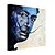 olcso Portrék-Hang festett olajfestmény Kézzel festett - Emberek Modern Tartalmazza belső keret / Nyújtott vászon
