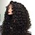 levne Paruky z lidských vlasů-Přírodní vlasy Celokrajkové Se síťkou Paruka styl Brazilské vlasy Kudrny Kinky Curly Paruka 180% Hustota vlasů 8-26 inch s dětskými vlasy Přírodní vlasová linie Afroamerická paruka 100% ručně vázaná