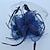 billige Coiffer-fjær / nett fascinators kentucky derby lue / hodeplagg / fuglebur slør med blomster 1 stk bryllup / spesiell anledning / teselskap hodeplagg