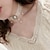 voordelige Kettingen-Choker ketting Hangers For Dames Feest Bruiloft Speciale gelegenheden  Imitatieparel Kant Bloem Zwart Wit / Verjaardag / Casual / Dagelijks / Verloving