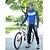 cheap Men&#039;s Clothing Sets-Mysenlan Men&#039;s Long Sleeve Cycling Jersey with Tights - Black Bike Jersey Tights Clothing Suit Thermal / Warm Windproof Fleece Lining Winter Sports Fleece Patchwork Mountain Bike MTB Road Bike Cycling