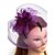 זול כובעים וקישוטי שיער-טול / עור / רשת מפגשים / כובעים / ביגוד לראש עם פרחוני 1 pc חתונה / אירוע מיוחד / מסיבת תה כיסוי ראש