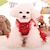 baratos Roupa para Cães-Gato Cachorro Vestidos Roupas para Cães Vermelho Rosa claro Ocasiões Especiais Tecido Princesa S M L