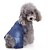 billiga Hundkläder-Katt Hund Jumpsuits Hundkläder Brittisk Blå Denim Kostym Till Vår &amp; Höst Vinter Herr Dam Cowboy Ledigt / vardag Mode