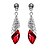 cheap Earrings-Drop Earrings Dangle Earrings For Women&#039;s Sapphire Crystal Citrine Party Wedding Birthday Crystal Alloy Solitaire Twisted Drop White Red Orange Green Purple