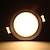 Χαμηλού Κόστους LED Χωνευτά Φωτιστικά-4τεμ αδιάβροχο IP 66 9w 700-800lm 48 x 5730 sdm leds υψηλής ποιότητας εμπορικός φωτισμός downlights ζεστό λευκό / κρύο λευκό ac220-240v
