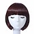 cheap Older Wigs-Synthetic Wig Straight Straight Bob With Bangs Wig Short Red Synthetic Hair Women&#039;s With Bangs Red