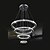 abordables Diseño de círculo-regulable 4 anillos 70/50/30/15 cm araña led cristal colgante luz metal galvanizado moderno contemporáneo tradicional clásico 110-120v 220-240v